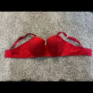 Red Lace Aerie Bra